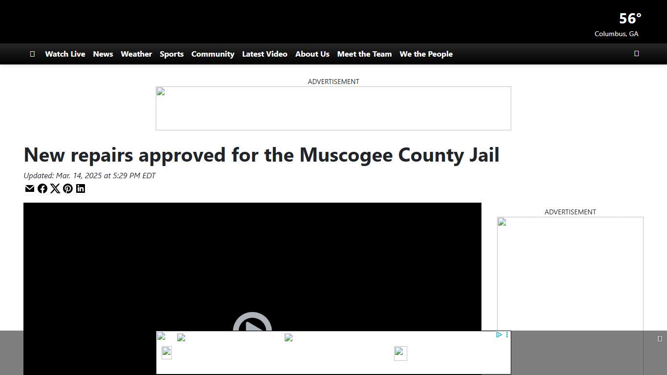 New repairs approved for the Muscogee County Jail
