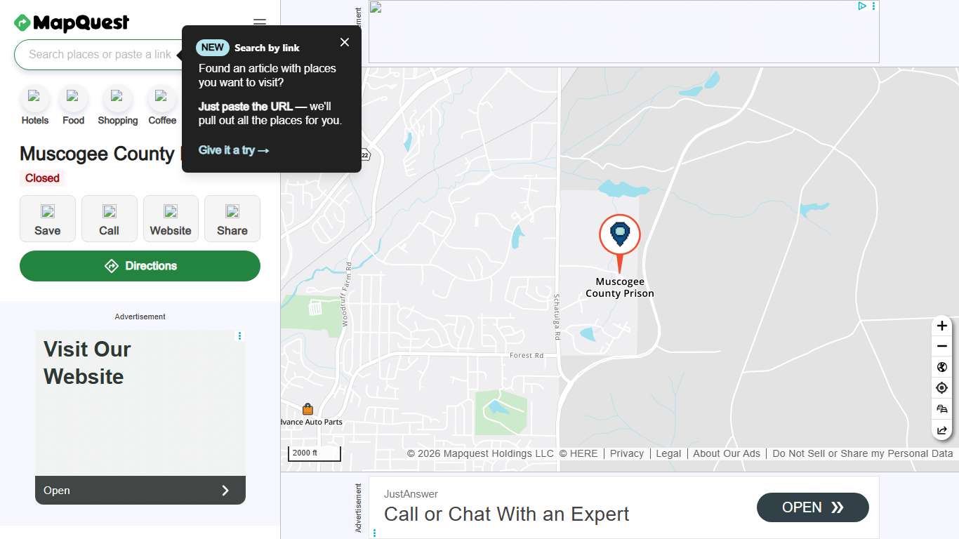 Muscogee County Prison, 7175 Sacerdote Ln, Columbus, GA 31907, US - MapQuest